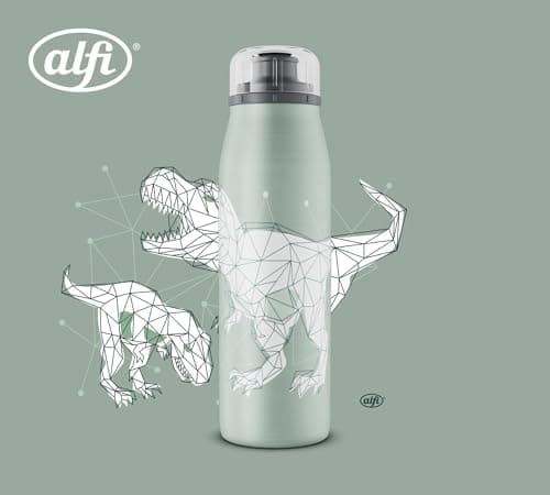 ALFI Kids ISO BOTTLE 350ml - Idas Schule der Magischen Tiere - Isoliertrinkflasche Kinder Edelstahl - hält 12 Stunden he