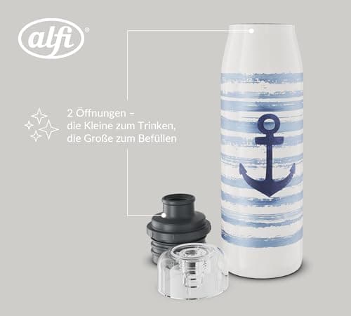 ALFI Kids ISO BOTTLE 350ml - Idas Schule der Magischen Tiere - Isoliertrinkflasche Kinder Edelstahl - hält 12 Stunden he