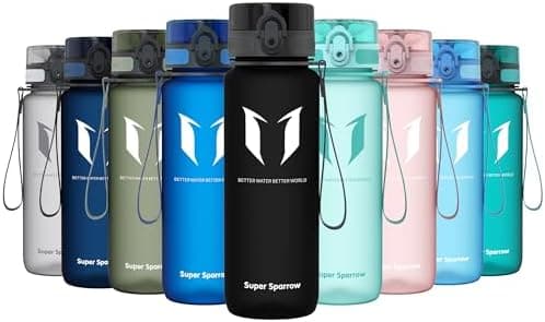 Super Sparrow BPA-frei Wasserflasche - 500ml - Ideale für Sport und Outdoor - Nachhaltig ClimatePartner certified