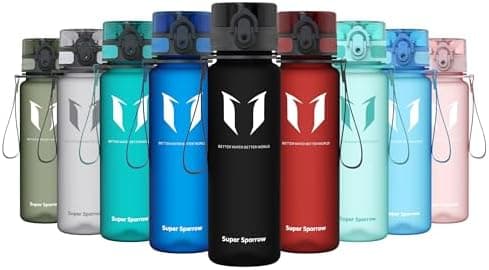 Super Sparrow BPA-frei Wasserflasche - 500ml - Ideale für Sport und Outdoor - Nachhaltig ClimatePartner certified