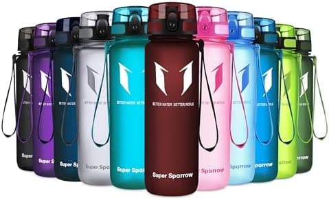 Super Sparrow BPA-frei Wasserflasche - 500ml - Ideale für Sport und Outdoor - Nachhaltig ClimatePartner certified