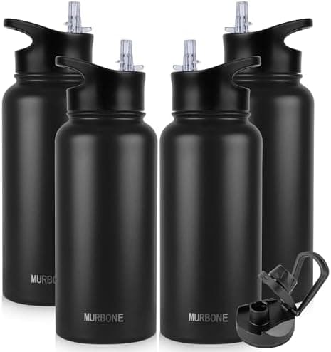 Edelstahl Trinkflasche 1.2L BPAfrei-Thermoskanne-Vakuum Doppelwandisolierung für Sport Campings-Reise-Kohlensäure Geeign