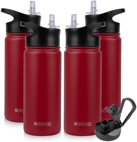 Edelstahl Trinkflasche 1.2L BPAfrei-Thermoskanne-Vakuum Doppelwandisolierung für Sport Campings-Reise-Kohlensäure Geeign