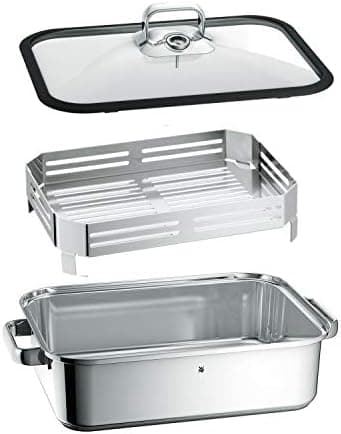 WMF Vitalis Glasdeckel für Aroma 6,5l, spülmaschinengeeignet, silikondichtung, vitalis zubehör
| WMF Vitalis Glasdeckel
