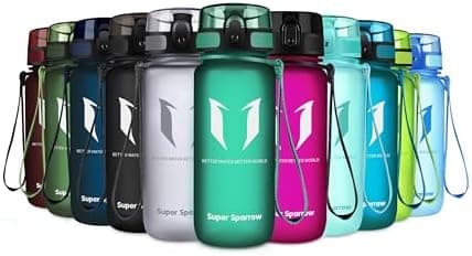 Super Sparrow BPA-frei Wasserflasche - 500ml - Ideale für Sport und Outdoor - Nachhaltig ClimatePartner certified
