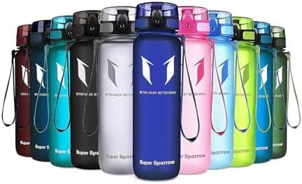 Super Sparrow BPA-frei Wasserflasche - 500ml - Ideale für Sport und Outdoor - Nachhaltig ClimatePartner certified