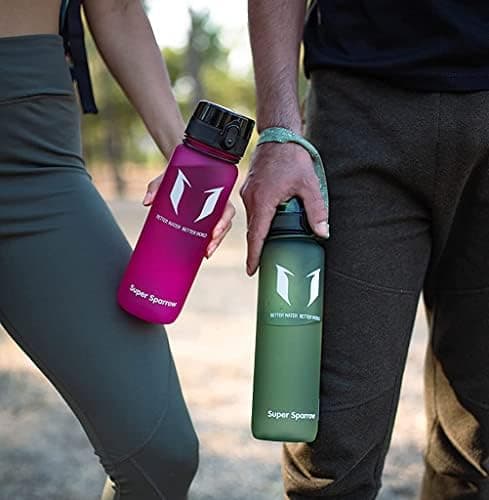 Super Sparrow BPA-frei Wasserflasche - 500ml - Ideale für Sport und Outdoor - Nachhaltig ClimatePartner certified