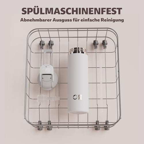 OISIZ Isolierte Edelstahl Trinkflasche 720ml für Outdoor Aktivitäten und Sport 100% auslaufsicher mit Vakuum-Technologie