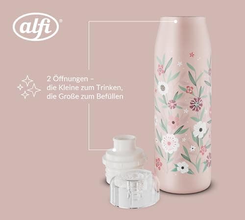 ALFI Kids ISO BOTTLE 350ml - Idas Schule der Magischen Tiere - Isoliertrinkflasche Kinder Edelstahl - hält 12 Stunden he