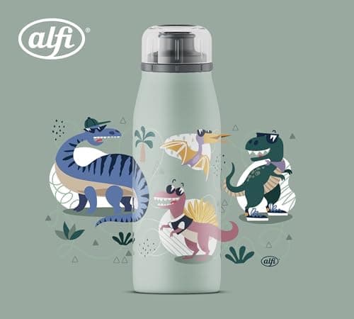ALFI Kids ISO BOTTLE 350ml - Idas Schule der Magischen Tiere - Isoliertrinkflasche Kinder Edelstahl - hält 12 Stunden he