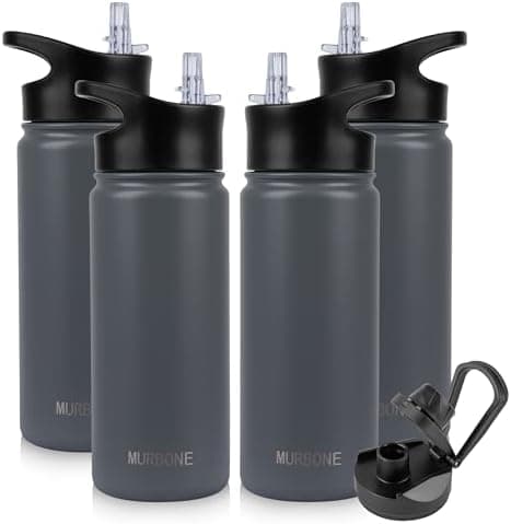 Edelstahl Trinkflasche 1.2L BPAfrei-Thermoskanne-Vakuum Doppelwandisolierung für Sport Campings-Reise-Kohlensäure Geeign