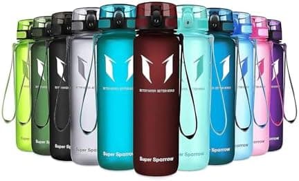 Super Sparrow BPA-frei Wasserflasche - 500ml - Ideale für Sport und Outdoor - Nachhaltig ClimatePartner certified