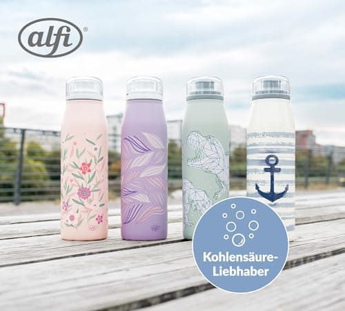 ALFI Kids ISO BOTTLE 350ml - Idas Schule der Magischen Tiere - Isoliertrinkflasche Kinder Edelstahl - hält 12 Stunden he