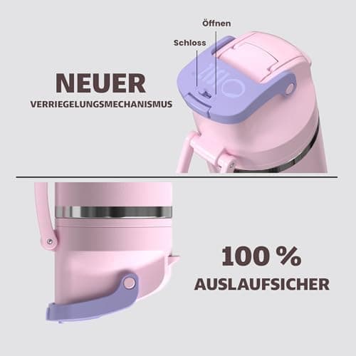 OISIZ Isolierte Edelstahl Trinkflasche 720ml für Outdoor Aktivitäten und Sport 100% auslaufsicher mit Vakuum-Technologie