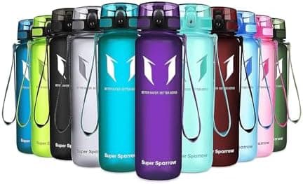 Super Sparrow BPA-frei Wasserflasche - 500ml - Ideale für Sport und Outdoor - Nachhaltig ClimatePartner certified
