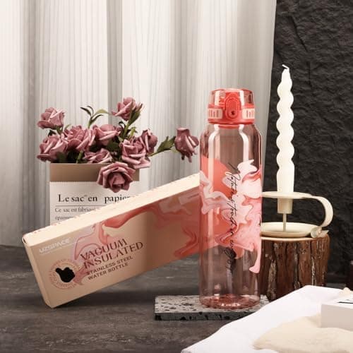 UZSPACE Kinder Trinkflasche 600ml - Sportlich, Auslaufsicher & Spülmaschinenfest zur Schule und Outdoor aktivarten für M