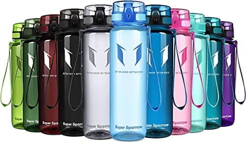 Super Sparrow BPA-frei Wasserflasche - 500ml - Ideale für Sport und Outdoor - Nachhaltig ClimatePartner certified