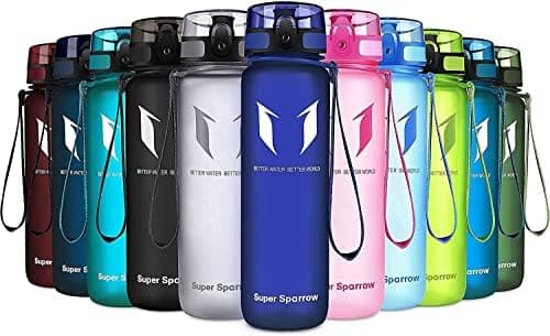 Super Sparrow BPA-frei Wasserflasche - 500ml - Ideale für Sport und Outdoor - Nachhaltig ClimatePartner certified
