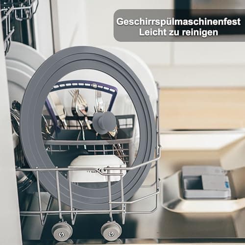 Walfos Universaldeckel Ø 28, 26 und 24 - Hitzebeständige Topfdeckel für Töpfe und Pfannen
| Walfos Hitzebeständige Univ