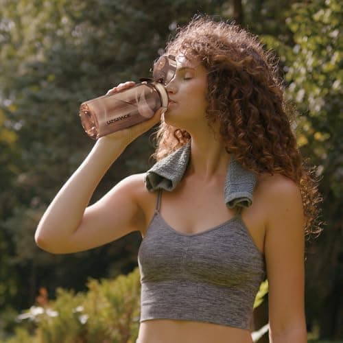 UZSPACE Kinder Trinkflasche 600ml - Sportlich, Auslaufsicher & Spülmaschinenfest zur Schule und Outdoor aktivarten für M