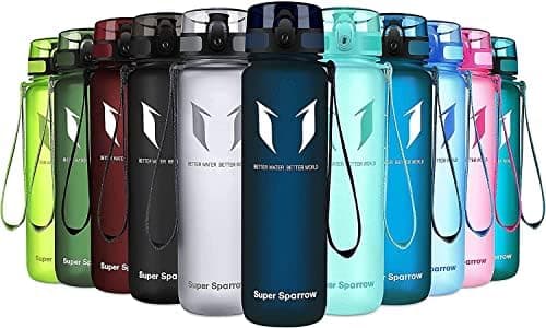 Super Sparrow BPA-frei Wasserflasche - 500ml - Ideale für Sport und Outdoor - Nachhaltig ClimatePartner certified