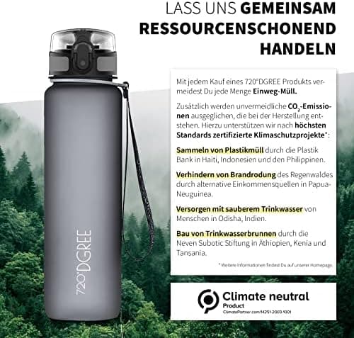 720°DGREE Originales Ersatz-Deckel "uberBottle" - Sportdekken kompatibel "simplBottle" - Größe S für 350ml & 500ml - Grö