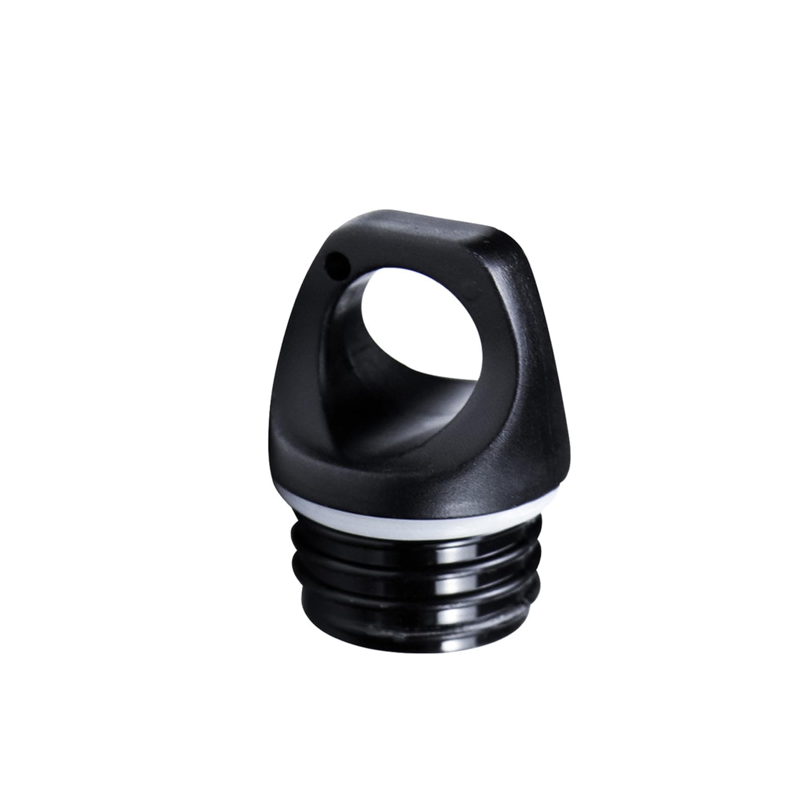 SILVERANT Ersatzdeckel für Wasserflaschen (flach) + Stahl + Erwachsene + Outdoor + Hygieneverstärkt + Ø 8 cm + Wasserspu