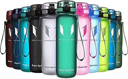 Super Sparrow BPA-frei Wasserflasche - 500ml - Ideale für Sport und Outdoor - Nachhaltig ClimatePartner certified