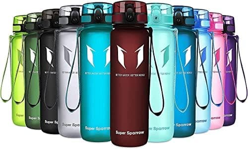 Super Sparrow BPA-frei Wasserflasche - 500ml - Ideale für Sport und Outdoor - Nachhaltig ClimatePartner certified