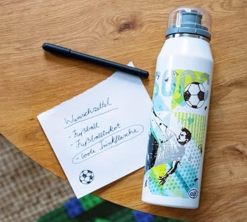 ALFI Kids ISO BOTTLE 350ml - Idas Schule der Magischen Tiere - Isoliertrinkflasche Kinder Edelstahl - hält 12 Stunden he