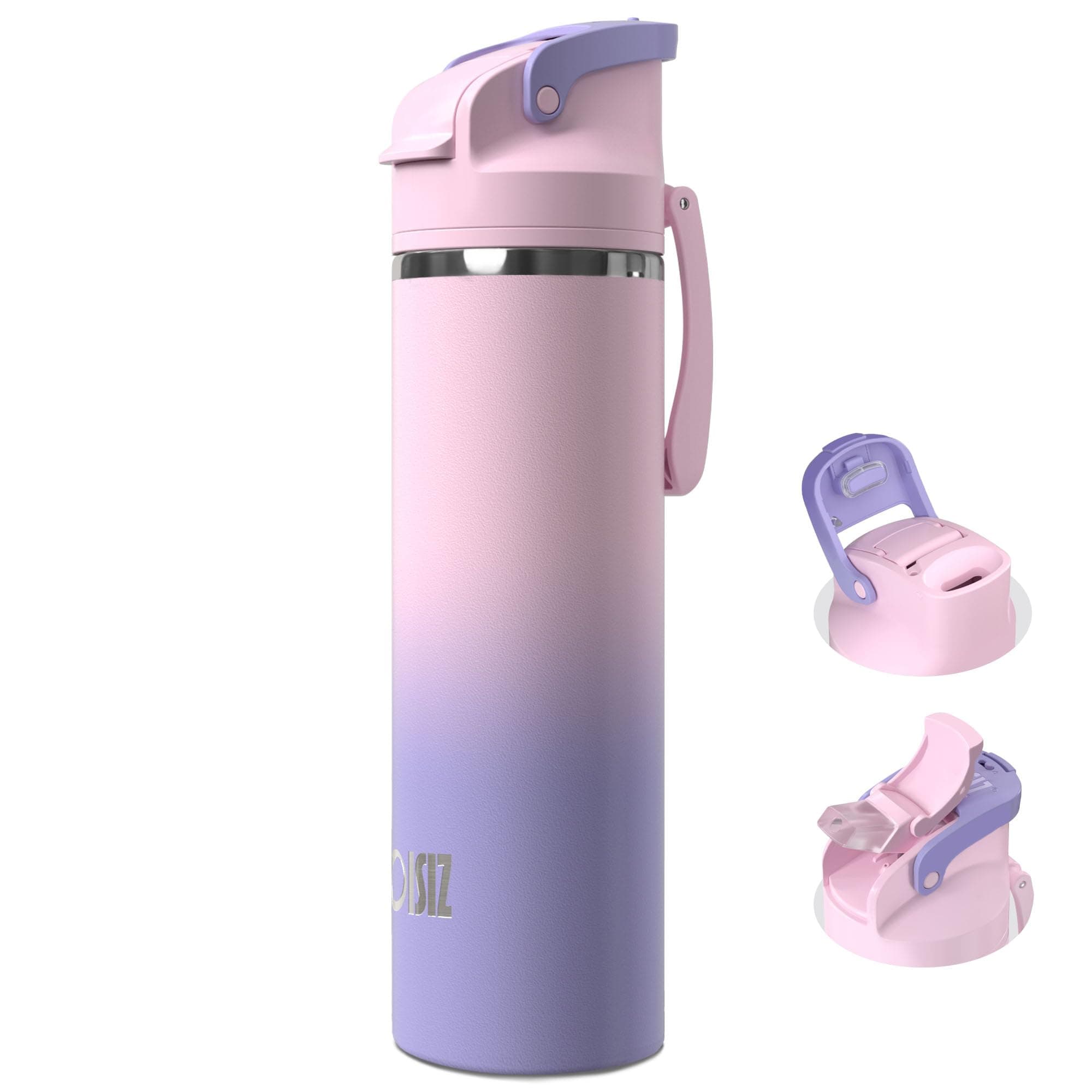 OISIZ Isolierte Edelstahl Trinkflasche 720ml für Outdoor Aktivitäten und Sport 100% auslaufsicher mit Vakuum-Technologie